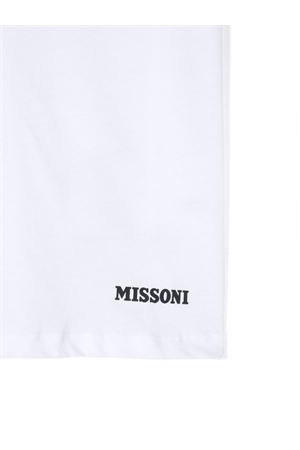 tshirt in cotone bianco MISSONI KIDS | MV8P41J0177100NE